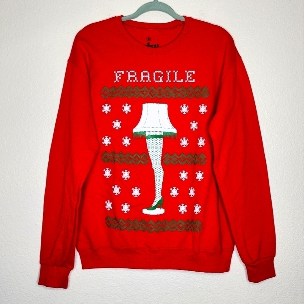 A Christmas Story Leg Lamp Ugly Christmas Sweatshirt M